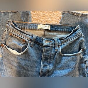 Abercrombie & Fitch Light Blue Denim Pants